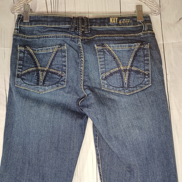 Kut From The Kloth Katy Boyfriend Blue Denim Jeans - Picture 10 of 13